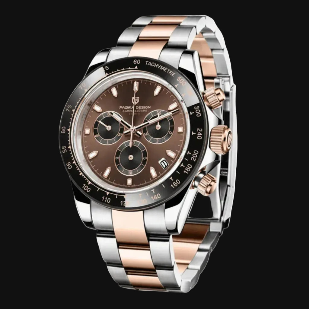 Reloj cronógrafo de lujo PAGANI DESIGN ELEGANTE con diseño elegante y moderno para hombres.